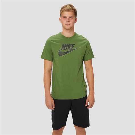 nike shirt heren groen|Nike Sportswear Shirt in Groen .